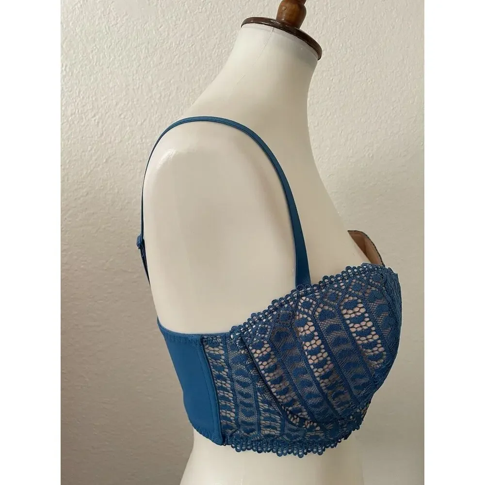 Adore Me Nymphadora Lingerie Contour Heart Underwire Balconette Bra